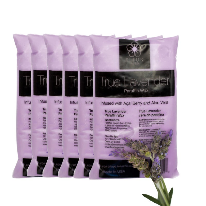 fleur de spa Paraffin Wax Refills 6lb by FLEUR DE SPA â€“ Made in USA â€“ Infused with Coconut & Jojoba Oils â€“ Moisturizing, Hydrating & Soothing for Hands, Feet & Body â€“ Spa & Home Use - Image 1